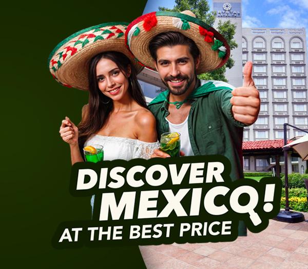 FLIGHT + HOTEL PACKAGE Krystal Urban® Aeropuerto Ciudad de México FLIGHT + HOTEL PACKAGE Krystal Urban® Aeropuerto Ciudad de México